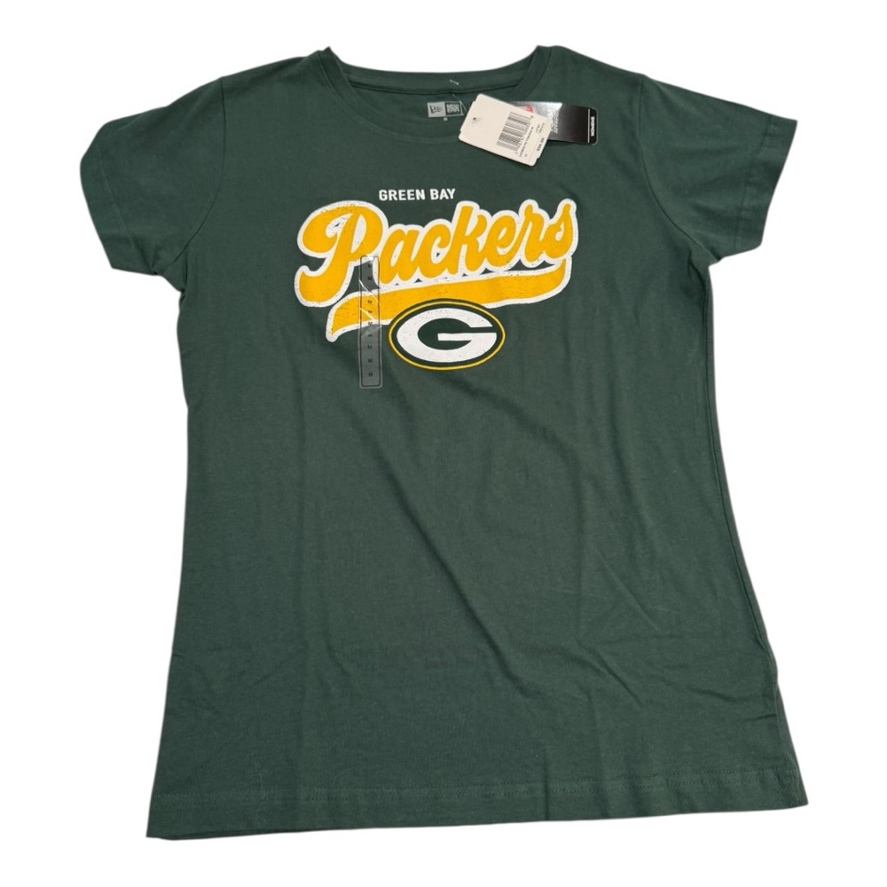 New Era Green Bay Packers Women’s Size Medium Graphic T-Shirt NWT